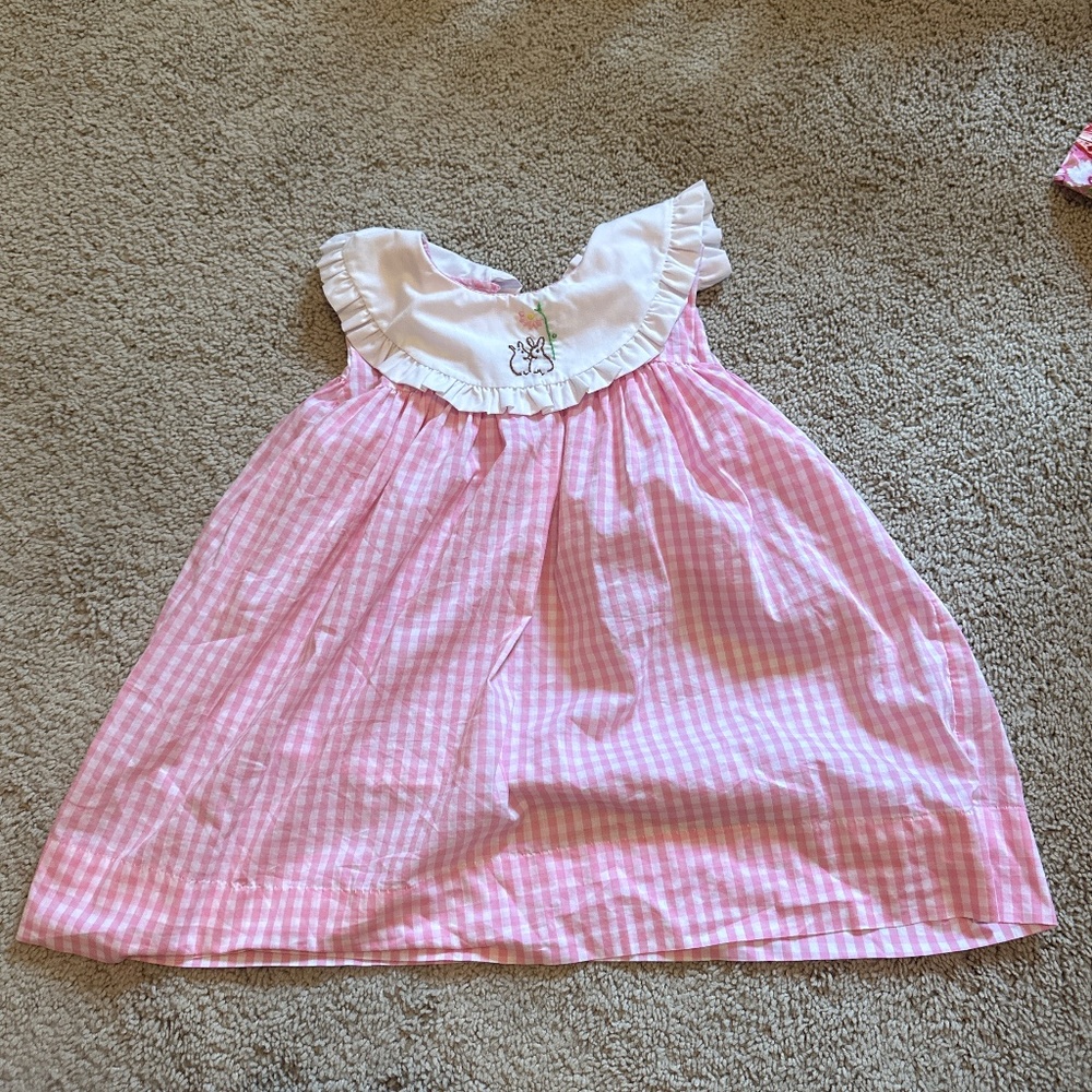 Pink Gingham Dress
